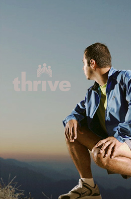 Kaiser Permanente 'Thrive' campaign, large poster